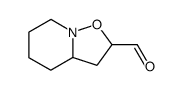 2H-Isoxazolo[2,3-a]pyridine-2-carboxaldehyde, hexahydro-, trans- (9CI) structure