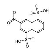 3-nitronaphthalene-1,5-disulphonic acid结构式