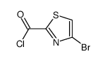 4-bromothiazole-2-carbonyl chloride结构式