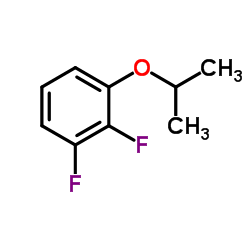 1,2-二氟-3-异丙氧基苯结构式