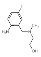 2-[(2-Amino-5-fluorobenzyl)(methyl)amino]-1-ethanol结构式
