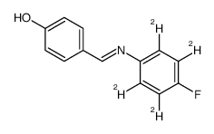 4-[(2,3,5,6-tetradeuterio-4-fluoroanilino)methylidene]cyclohexa-2,5-dien-1-one结构式
