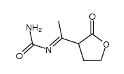 3-(1-carbamoylimino-ethyl)-dihydro-furan-2-one结构式