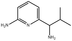 6-(1-Amino-2-methyl-propyl)-pyridin-2-ylamine结构式