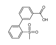 2-(Methylsulfonyl)biphenyl-3-carboxylic acid Structure