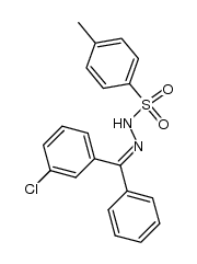 3-chlorobenzophenone 4-methylphenylsulfonylhydrazone Structure