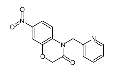 7-nitro-4-(pyridin-2-ylmethyl)-2H-benzo[b][1,4]oxazin-3(4H)-one structure