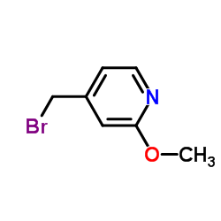 4-(Bromomethyl)-2-methoxypyridine structure