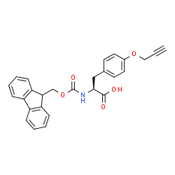 (S)-2-((((9H-芴-9-基)甲氧基)羰基)氨基)-3-(4-(丙-2-炔-1-基氧基)苯基)丙酸结构式