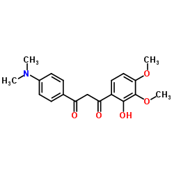 1-[4-(Dimethylamino)phenyl]-3-(2-hydroxy-3,4-dimethoxyphenyl)-1,3-propanedione结构式