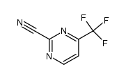 4-(trifluoromethyl)pyrimidine-2-carbonitrile structure