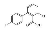 2-chloro-6-(4-fluorophenyl)benzoic acid Structure
