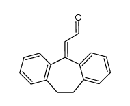 2-(10,11-dihydro-5H-dibenzo[a,d][7]annulen-5-ylidene)acetaldehyde结构式