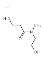 3-Amino-N-(2-hydroxyethyl)-N-methylpropanamide hydrochloride Structure
