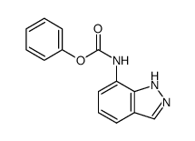 (1H-indazol-7-yl)-carbamic acid phenyl ester Structure