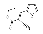 ethyl 2-cyano-3-(1H-pyrrol-2-yl)prop-2-enoate Structure