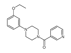 [4-(3-ethoxyphenyl)piperazin-1-yl]-pyridin-3-ylmethanone Structure