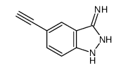 5-ethynyl-1H-indazol-3-amine structure