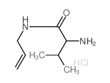 N-Allyl-2-amino-3-methylbutanamide hydrochloride结构式