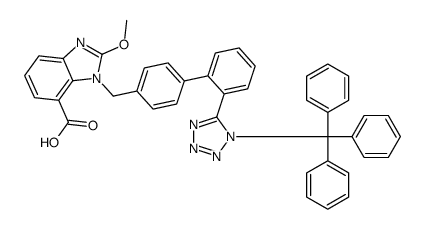 N-Trityl Candesartan Methoxy Analogue结构式