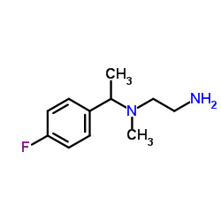 N-[1-(4-Fluorophenyl)ethyl]-N-methyl-1,2-ethanediamine Structure