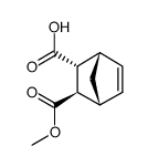 (1R,2R,3S,4S)-2-(Methoxycarbonyl)bicyclo<2.2.1>hept-5-ene-3-carboxylic Acid结构式