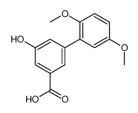 3-(2,5-dimethoxyphenyl)-5-hydroxybenzoic acid Structure