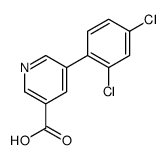 5-(2,4-dichlorophenyl)pyridine-3-carboxylic acid结构式