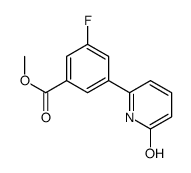 methyl 3-fluoro-5-(6-oxo-1H-pyridin-2-yl)benzoate结构式