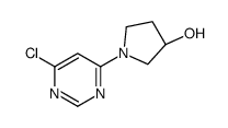 (R)-1-(6-Chloro-pyrimidin-4-yl)-pyrrolidin-3-ol Structure