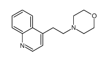 4-(2-quinolin-4-ylethyl)morpholine结构式