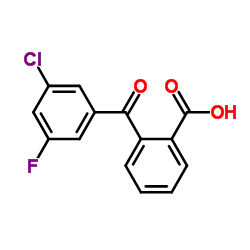 2-(3-Chloro-5-fluorobenzoyl)benzoic acid structure