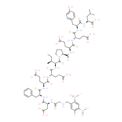 hirudin (54-64), N(alpha)-dinitrofluorobenzyl-结构式