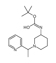 [1-(1-Pyridin-2-yl-ethyl)-piperidin-3-yl]-carbamic acid tert-butyl ester图片