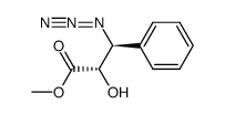 Methyl (2S,3S)-(+)-2-hydroxy-3-azido-3-phenyl-propionate结构式