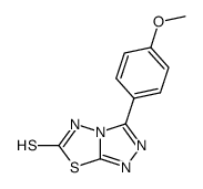 3-(4-Methoxyphenyl)-s-triazolo<3,4-b><1,3,4>thiadiazol-6(5H)-thione Structure