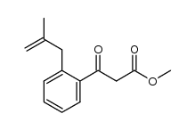 methyl 3-(2-(2-methylallyl)phenyl)-3-oxopropanoate Structure