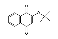 2-t-butyloxy-1,4-naphthoquinone结构式