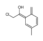 Ethanol, 2-chloro-1-(3-methyl-6-methylene-2,4-cyclohexadien-1-ylidene)-, (Z)- (9CI) structure