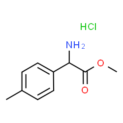 methyl amino(4-methylphenyl)acetate hydrochloride structure