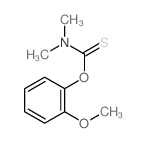 Carbamothioic acid,N,N-dimethyl-, O-(2-methoxyphenyl) ester结构式