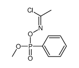 N-[methoxy(phenyl)phosphoryl]oxyethanimidoyl chloride结构式