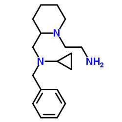 N-{[1-(2-Aminoethyl)-2-piperidinyl]methyl}-N-benzylcyclopropanamine结构式