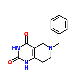 6-苯甲基-5,6,7,8-四氢-1H-哌啶并[4,3-D]2,4-二嘧啶酮结构式