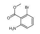 6-溴-2-氨基苯甲酸甲酯结构式