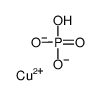 copper hydrogen phosphate structure