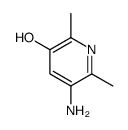 5-amino-2,6-dimethylpyridin-3-ol Structure