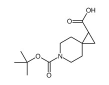 (R)-6-(TERT-BUTOXYCARBONYL)-6-AZASPIRO[2.5]OCTANE-1-CARBOXYLIC ACID结构式