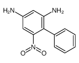 5-nitro-4-phenylbenzene-1,3-diamine结构式