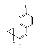 Cyclopropanecarboxamide, 1-fluoro-N-(6-fluoro-3-pyridinyl)- (9CI)结构式